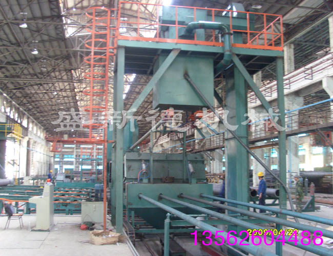 鋼管內壁噴丸清理機